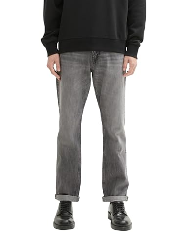 TOM TAILOR Denim Herren Aedan Straight Jeans,10219 - Used mid Stone Grey Denim, 32/32 TOM TAILOR Denim Herren Aedan Straight Jeans,10219 - Used mid Stone Grey Denim, 32/32 von TOM TAILOR Denim