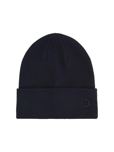 TOM TAILOR Denim Herren Basic Beanie Mütze mit Logo, 10668 - Sky Captain Blue, OneSize von TOM TAILOR Denim