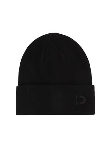 TOM TAILOR Denim Herren Basic Beanie Mütze mit Logo, 29999 - Black, OneSize von TOM TAILOR Denim