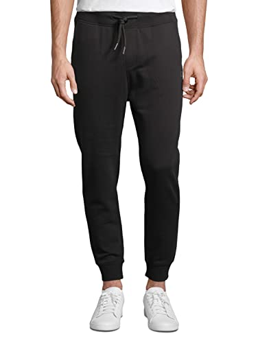 TOM TAILOR Denim Herren Basic Jogger Sweatpants Hose 1032021, 29999 - Black, S von TOM TAILOR Denim