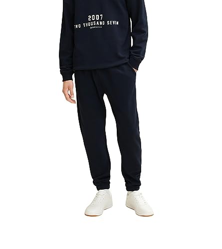 TOM TAILOR Denim Herren Basic Jogginghose 1032789, 10668 - Sky Captain Blue, XL von TOM TAILOR Denim