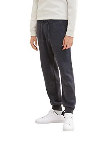 TOM TAILOR Denim Herren Basic Jogginghose 1033760, 29476 - Coal Grey, XXL von TOM TAILOR Denim