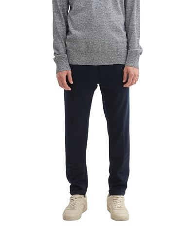 TOM TAILOR Denim Herren Basic Jogginghose mit Print,10668 - Sky Captain Blue, XL von TOM TAILOR Denim