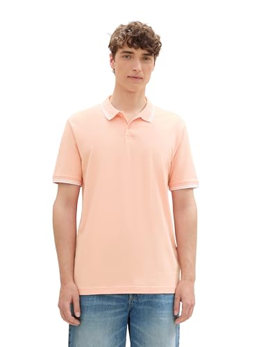 TOM TAILOR Denim Herren Basic Poloshirt aus Baumwolle, 31080 - Sunny apricot, M TOM TAILOR Denim Herren Basic Poloshirt aus Baumwolle, 31080 - Sunny apricot, M von TOM TAILOR Denim