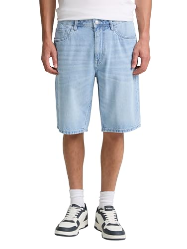 TOM TAILOR Denim Herren 1046280 Bermuda Jeans Shorts, 10280-Light Stone Wash Denim, XS TOM TAILOR Denim Herren 1046280 Bermuda Jeans Shorts, 10280-Light Stone Wash Denim, XS von TOM TAILOR Denim