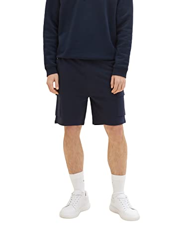 TOM TAILOR Denim Herren Bermuda Sweatpants Shorts 1035679, 10668 - Sky Captain Blue, XL von TOM TAILOR Denim