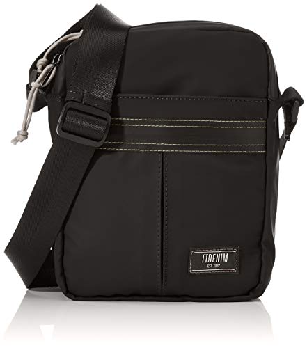 Denim TOM TAILOR bags - Menswear BJÖRN Herren Umhängetasche M, black, 25,5x8,5x26,5 von TOM TAILOR