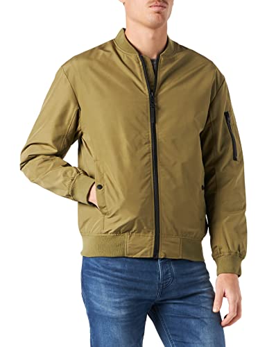 TOM TAILOR Denim Herren Bomberjacke 1030543, 28719 - Smart Olive, L von TOM TAILOR Denim