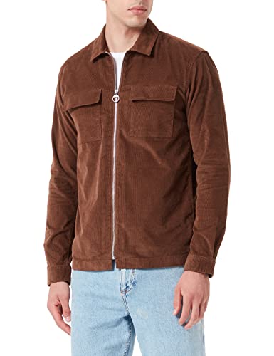 TOM TAILOR Denim Herren Hemdjacke 1032381, 15037 - Light Wood Brown, XL von TOM TAILOR Denim