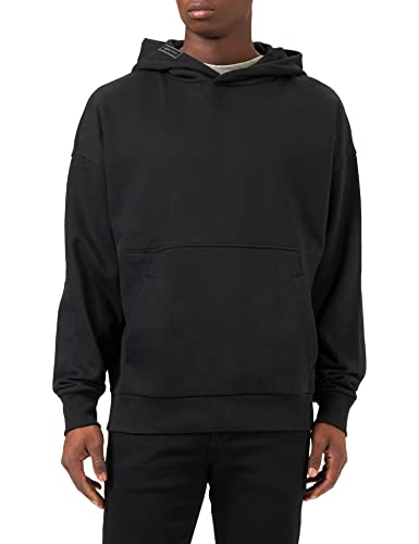 TOM TAILOR Denim Herren Hoodie Sweatshirt 1034140, 29999 - Black, M von TOM TAILOR Denim