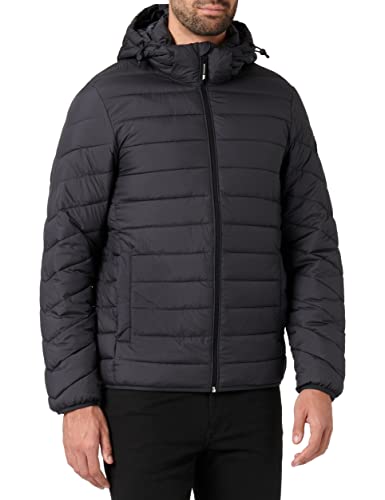 TOM TAILOR Denim Herren Lightweight Steppjacke 1031780, 29476 - Coal Grey, L von TOM TAILOR Denim