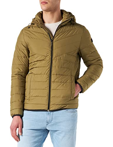 TOM TAILOR Denim Herren Lightweight Steppjacke 1029242, 28719 - Smart Olive, S von TOM TAILOR Denim