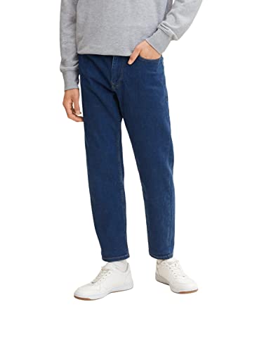 TOM TAILOR Denim Herren Loose Fit Jeans 1033641, 10119 - Used Mid Stone Blue Denim, 32W / 32L von TOM TAILOR Denim