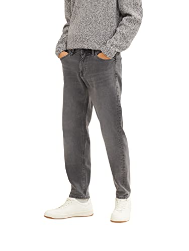 TOM TAILOR Denim Herren Loose Fit Jeans 1034112, 10213 - Clean Mid Stone Grey Denim, 29W / 34L von TOM TAILOR Denim