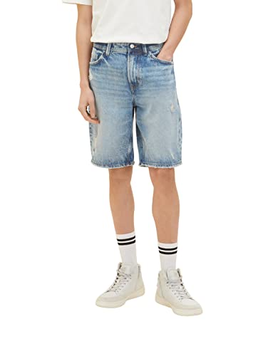 TOM TAILOR Denim Herren Loose Fit Jeans Bermuda Shorts von TOM TAILOR Denim