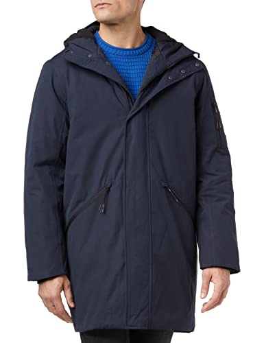 TOM TAILOR Denim Herren Parka mit Kapuze 1032431, 10668 - Sky Captain Blue, M von TOM TAILOR Denim