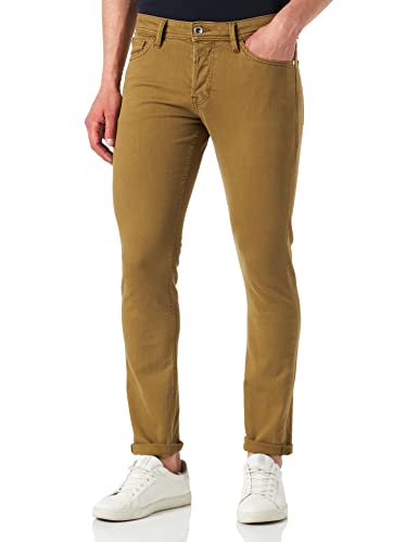 TOM TAILOR Denim Herren Piers Slim Jeans mit Bio-Baumwolle 1029731, 28856 - Light Olive Green, 34W / 30L von TOM TAILOR Denim