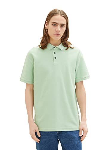 TOM TAILOR Denim Herren Poloshirt 1035283, 31038 - Placid Green, L von TOM TAILOR Denim