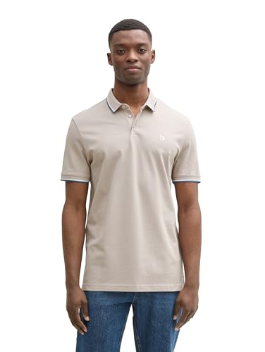 TOM TAILOR Denim Herren 1046289 Poloshirt, 11754-Light Dove Grey, XL von TOM TAILOR Denim