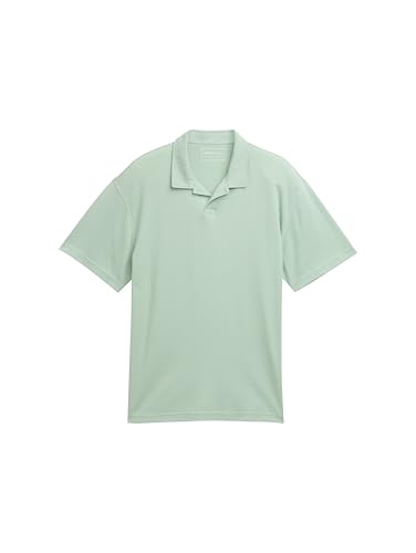 TOM TAILOR Denim Herren 1046288 Poloshirt, 13632-Fresh Mint Green, L von TOM TAILOR Denim