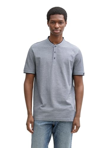 TOM TAILOR Denim Herren Piqué Poloshirt mit Stehkragen TOM TAILOR Denim Herren Piqué Poloshirt mit Stehkragen von TOM TAILOR Denim