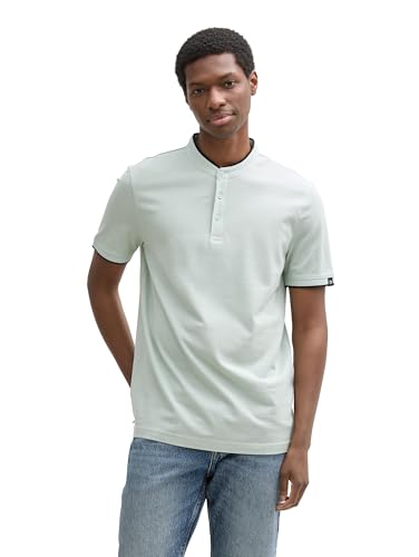 TOM TAILOR Denim Herren Piqué Poloshirt mit Stehkragen TOM TAILOR Denim Herren Piqué Poloshirt mit Stehkragen von TOM TAILOR Denim