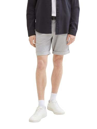 TOM TAILOR Denim Herren Regular Fit Washed Chino Hose, 35710 - grey white mini houndstooth, M TOM TAILOR Denim Herren Regular Fit Washed Chino Hose, 35710 - grey white mini houndstooth, M von TOM TAILOR Denim