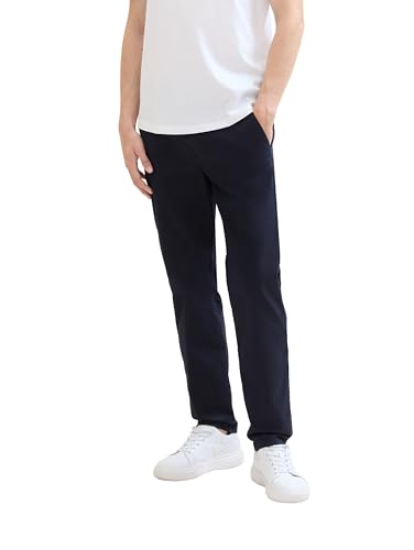 TOM TAILOR Denim Herren Regular Tapered Fit Chino Hose, sky captain blue, XS TOM TAILOR Denim Herren Regular Tapered Fit Chino Hose, sky captain blue, XS von TOM TAILOR Denim