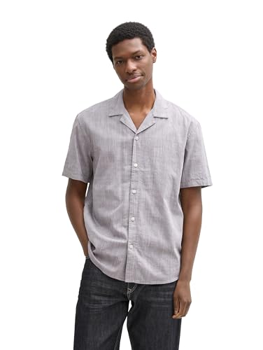 TOM TAILOR Denim Herren Relaxed Fit Kurzarmhemd aus Baumwolle TOM TAILOR Denim Herren Relaxed Fit Kurzarmhemd aus Baumwolle von TOM TAILOR Denim