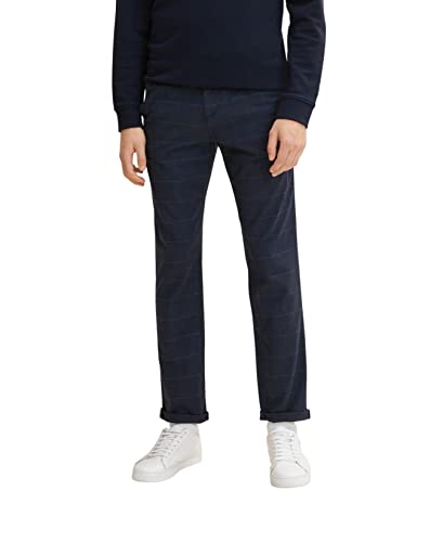 TOM TAILOR Denim Herren Straight Fit Chino Hose mit Gürtel von TOM TAILOR Denim