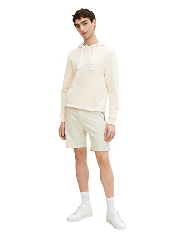 TOM TAILOR Denim Herren Sweat Bermuda Shorts 1031375, 13808 - Creme, M von TOM TAILOR Denim