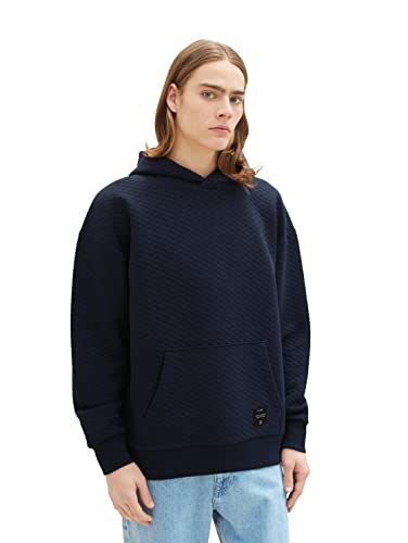 TOM TAILOR Denim Herren Sweatshirt 1035666, 10668 - Sky Captain Blue, L von TOM TAILOR Denim