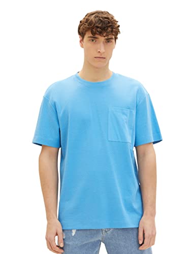 TOM TAILOR Denim Herren T-Shirt 1035591, 18395 - Rainy Sky Blue, M von TOM TAILOR Denim