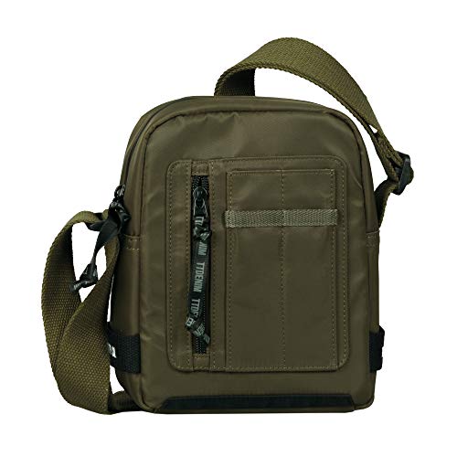 Denim TOM TAILOR bags TACOMA Herren Umhängetasche S, khaki, 17x8x21 von TOM TAILOR