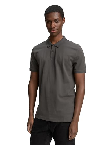 TOM TAILOR Denim Herren 1045587 Poloshirt, 35804 - Ash Grey, XL EU von TOM TAILOR Denim