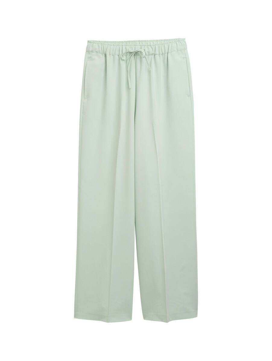 TOM TAILOR Denim - Hose mit weitem Bein grün - Gr. - M von TOM TAILOR Denim