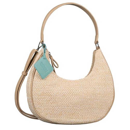 TOM TAILOR Denim Ivona Damen Umhängetasche Handtasche Klein Beige von TOM TAILOR Denim