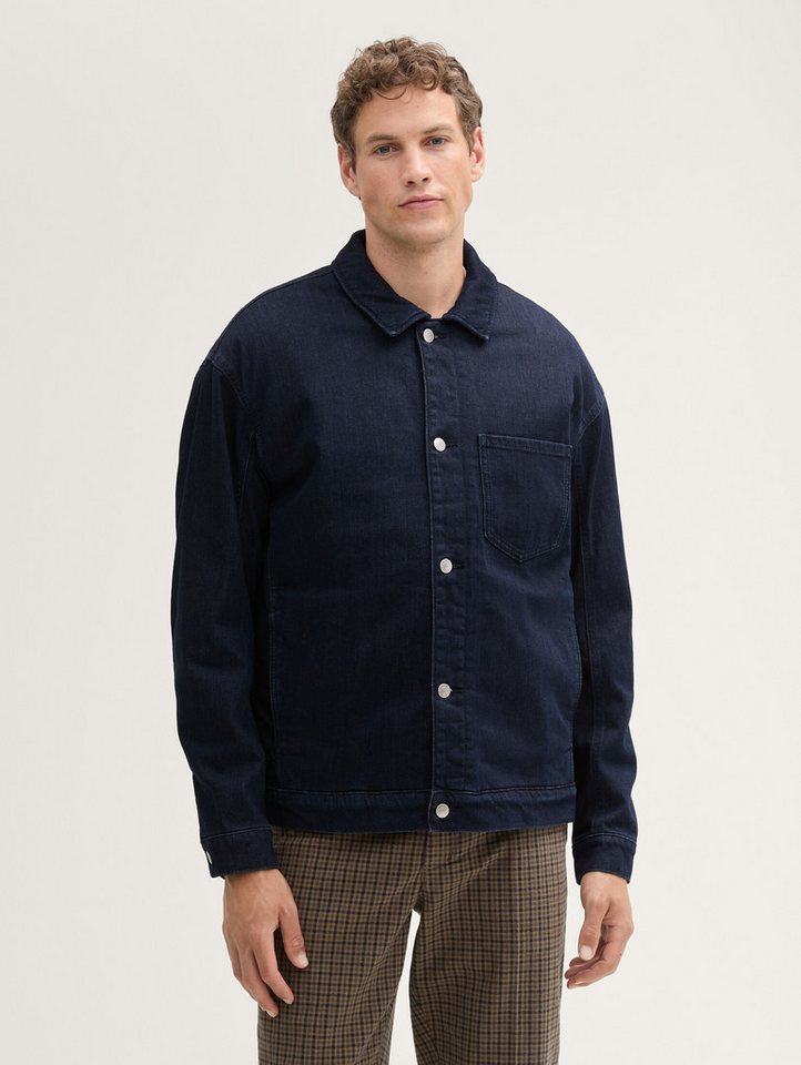 TOM TAILOR Denim Jeansjacke Jeansjacke mit Teddyfutter Jeansjacke mit Teddyfutter von TOM TAILOR Denim