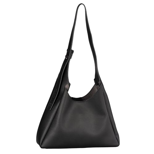 TOM TAILOR Denim Jessie Damen Hobo Bag Schultertasche Mittelgroß Schwarz von TOM TAILOR Denim