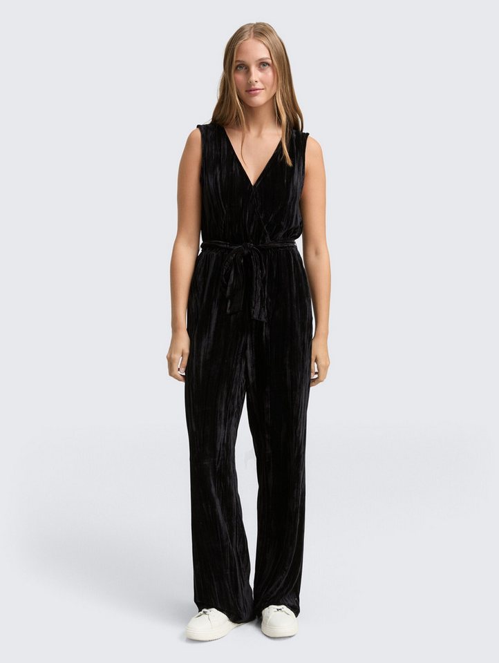 TOM TAILOR Denim Jumpsuit Overalls Relaxed Jumpsuit aus Samt von TOM TAILOR Denim