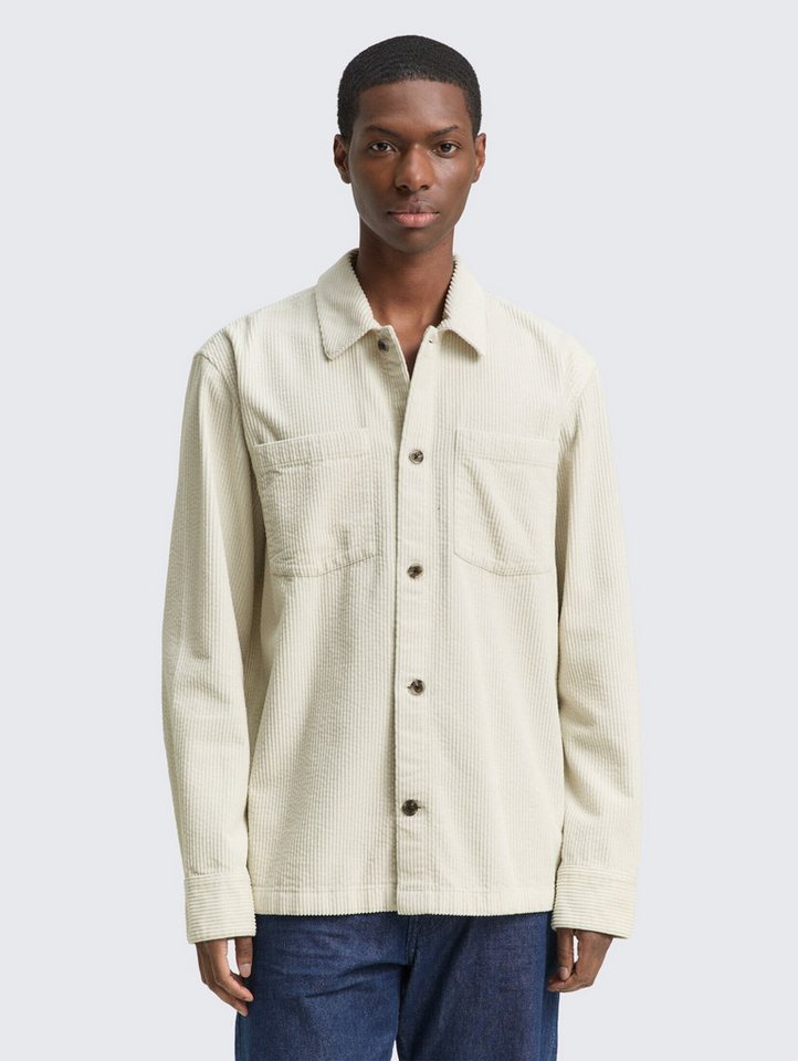 TOM TAILOR Denim Langarmhemd Overshirt aus Cord Overshirt aus Cord von TOM TAILOR Denim