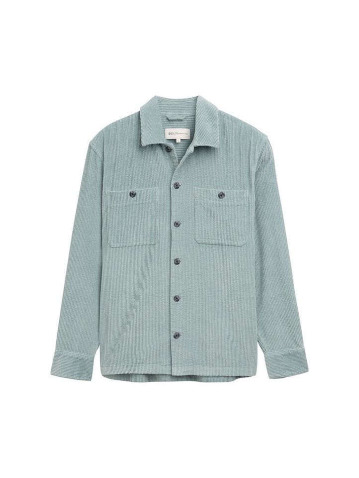 TOM TAILOR Denim Langarmhemd Relaxed Cord Overshirt - Relaxed Fit von TOM TAILOR Denim
