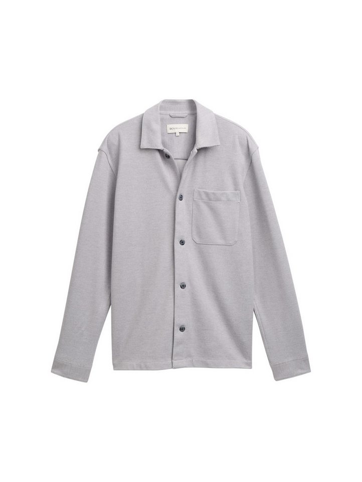 TOM TAILOR Denim Langarmhemd brushed twill overshirt von TOM TAILOR Denim