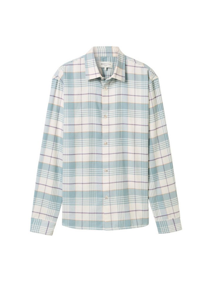 TOM TAILOR Denim Langarmhemd Hemd mit Karomuster - Relaxed Fit von TOM TAILOR Denim