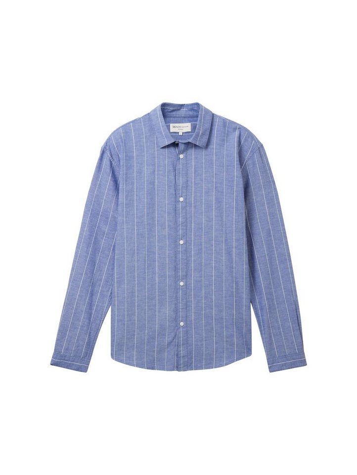 TOM TAILOR Denim Langarmhemd relaxed striped oxford shirt von TOM TAILOR Denim