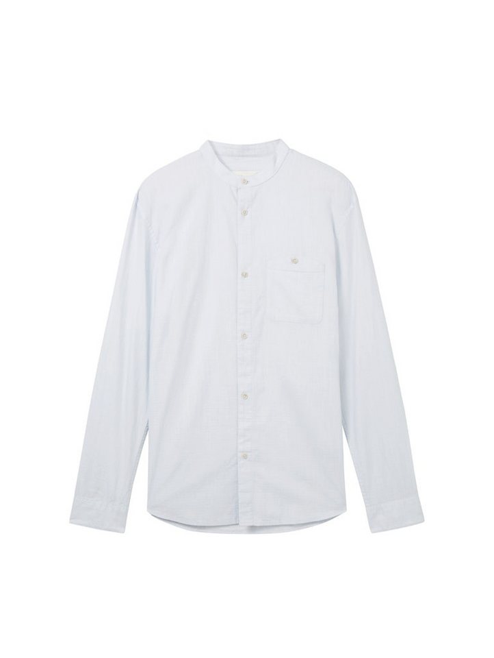 TOM TAILOR Denim Langarmshirt structured shirt von TOM TAILOR Denim