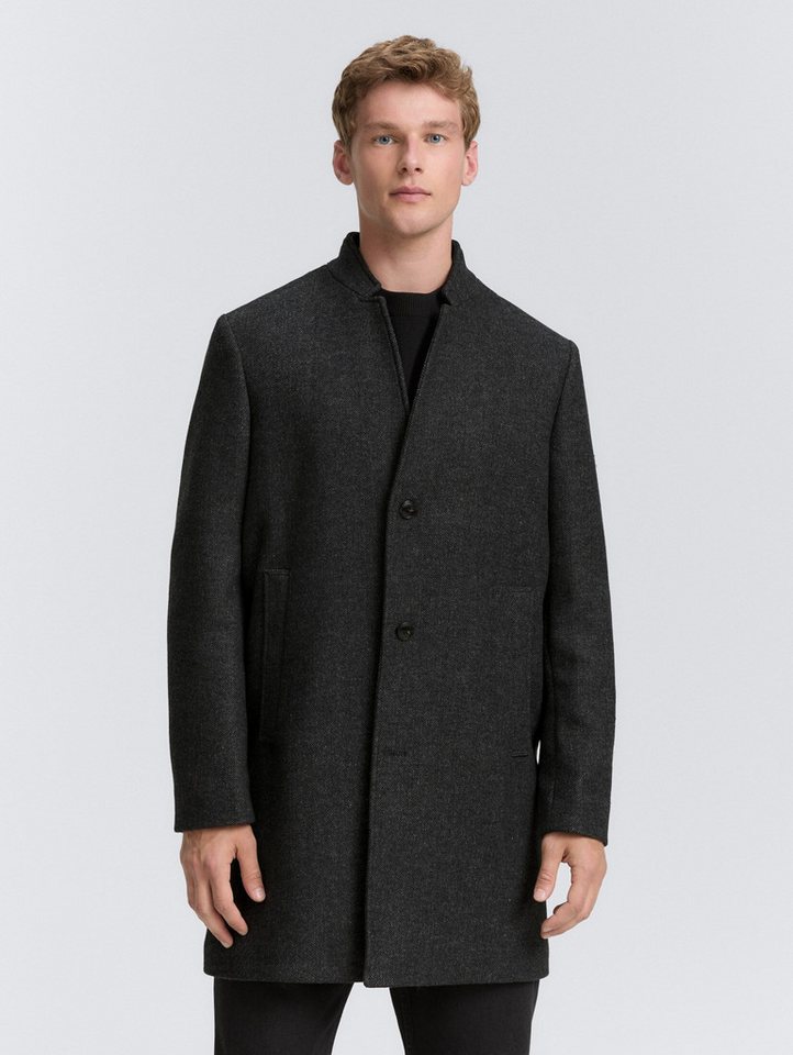 TOM TAILOR Denim Langmantel Wollmantel mit Stehkragen Wollmantel mit Stehkragen von TOM TAILOR Denim