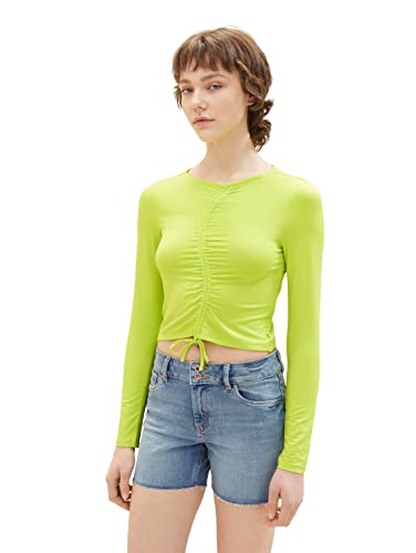 TOM TAILOR Denim Longsleeve T-Shirt Damen 1035391, 24702 - Neon Lime, XXL TOM TAILOR Denim Longsleeve T-Shirt Damen 1035391, 24702 - Neon Lime, XXL von TOM TAILOR Denim