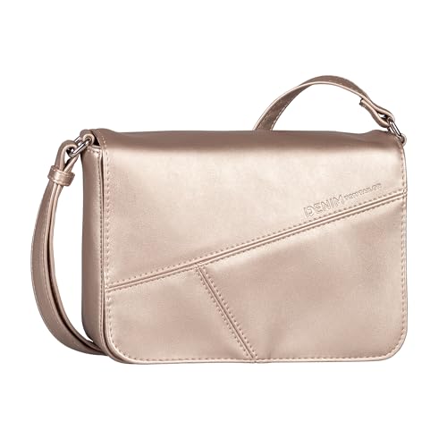 TOM TAILOR Denim Milla Damen Überschlagtasche Umhängetasche Klein Gold von TOM TAILOR Denim