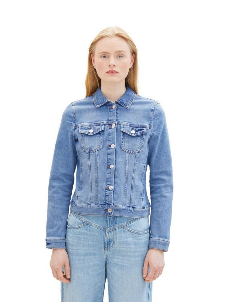 TOM TAILOR Denim Outdoorjacke EASY DENIM JACKET mit Stretch von TOM TAILOR Denim